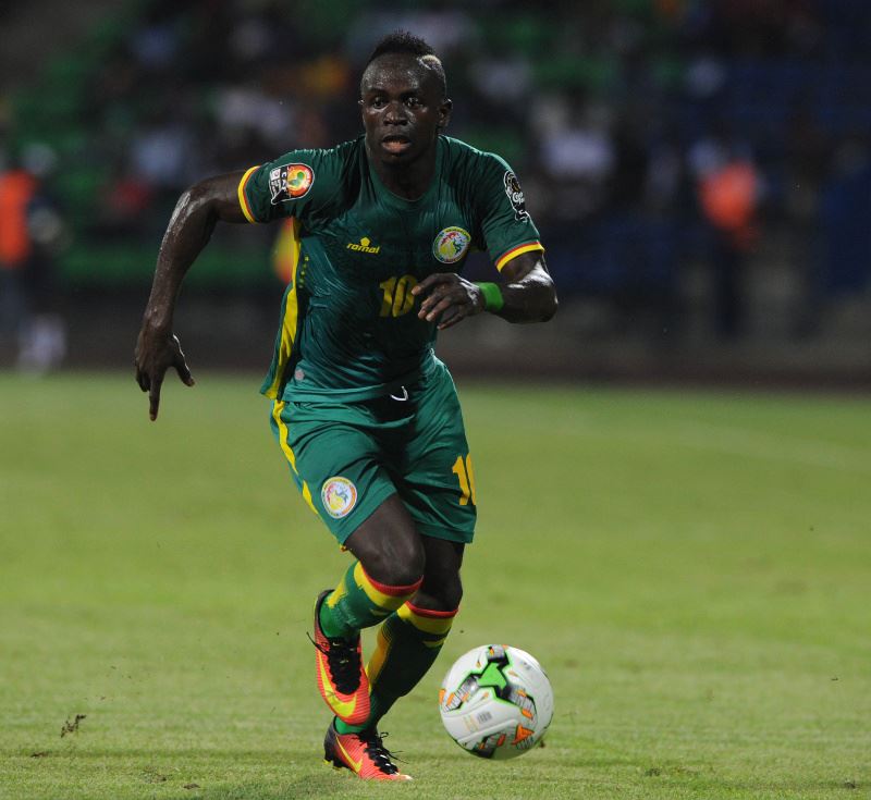 Sadio Mané lors d'un match du Sénégal
